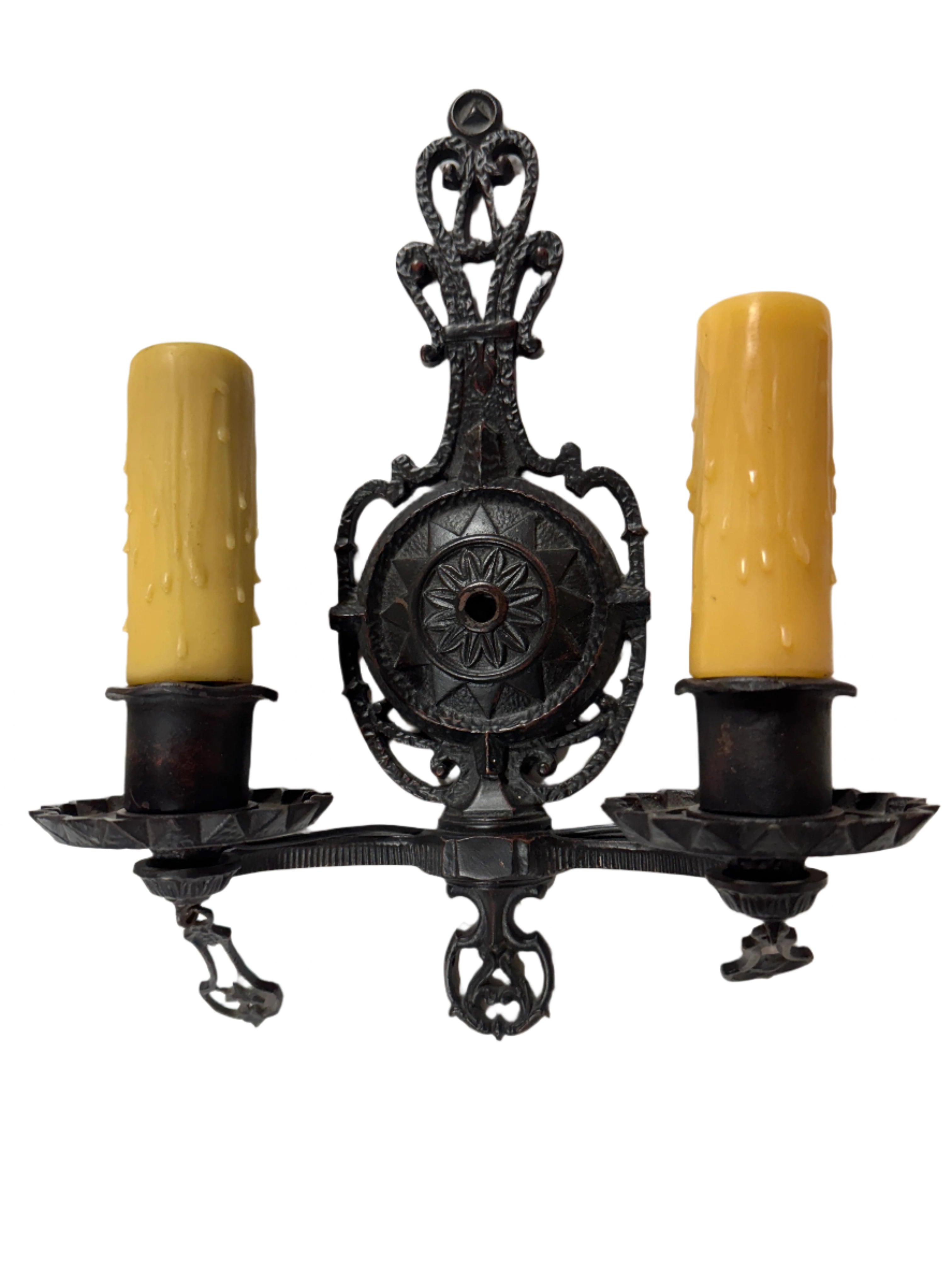 Pair of Spanish Colonial Style Sconces Made By 20th Century Lighting | Work of Man