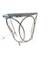 Vintage Mirror & Chromed Demi Lune Console Table Late 20th Century | Work of Man