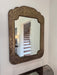 Vintage Spanish Colonial Silver ed Brass Mirror Frame With Mirror Late 20th Century | Work of Man