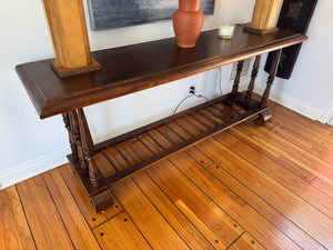 AF1-367: Antique Classical Mahogany Console Table Circa 1900