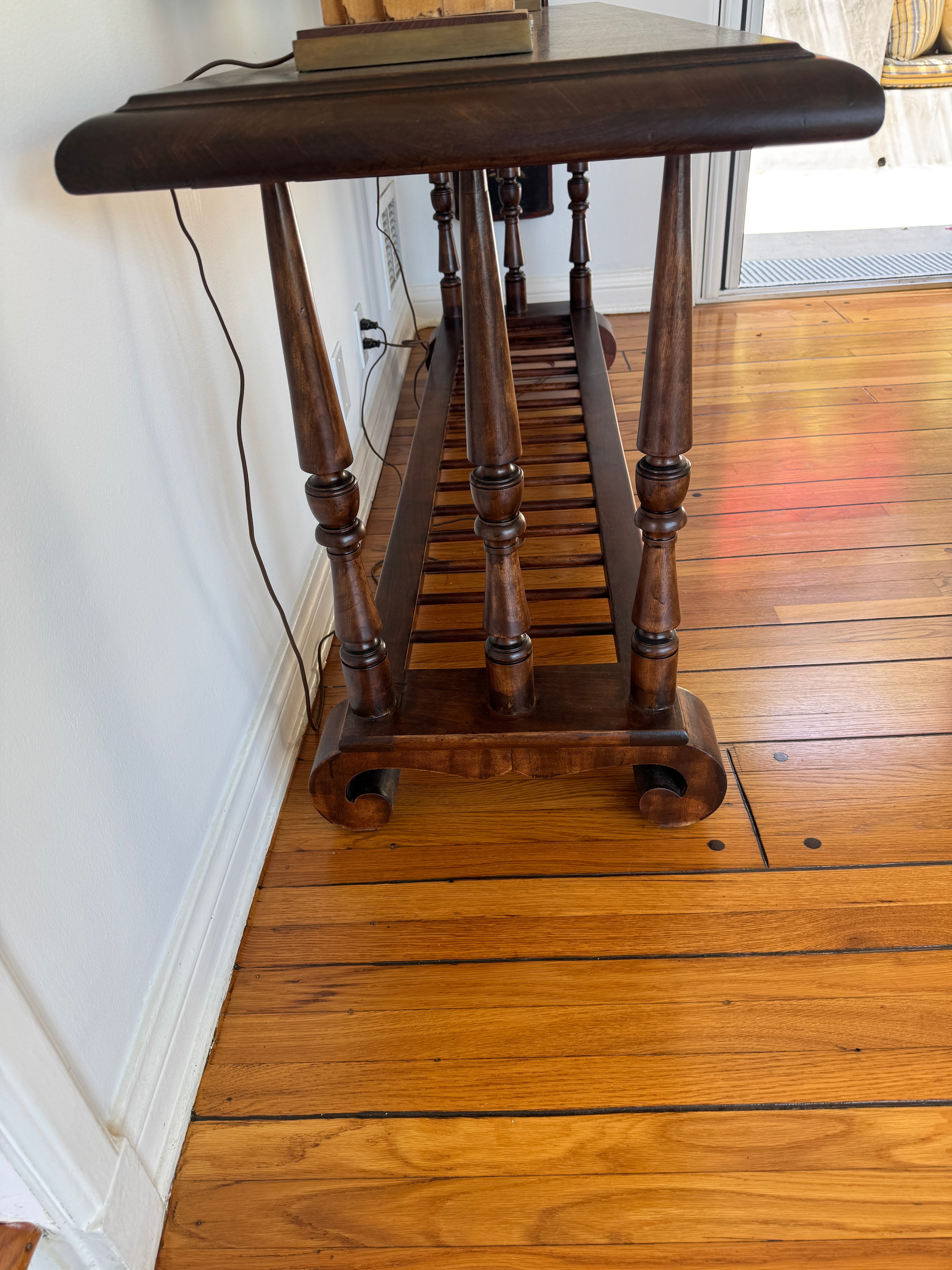 AF1-367: Antique Classical Mahogany Console Table Circa 1900