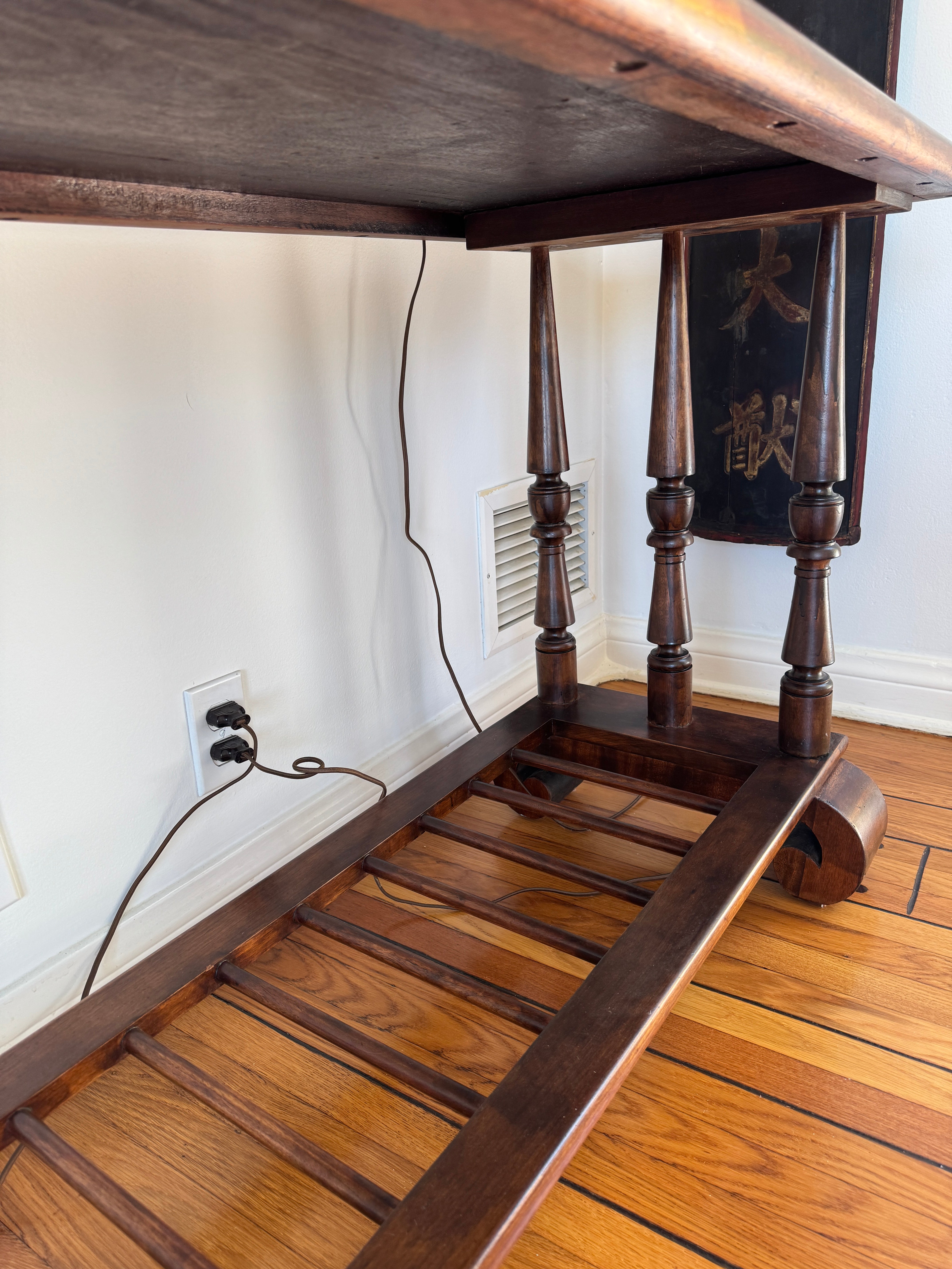 AF1-367: Antique Classical Mahogany Console Table Circa 1900