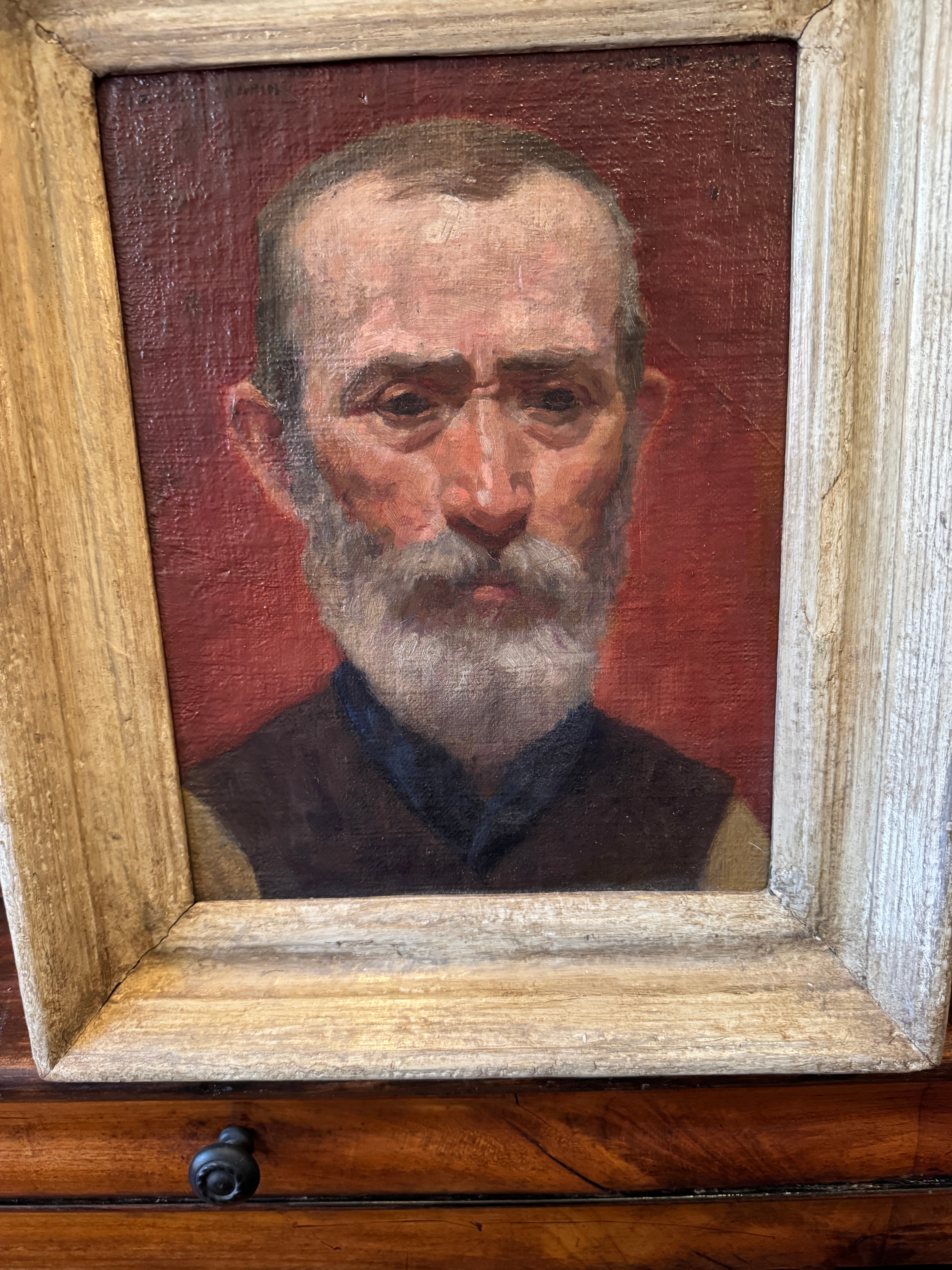 AW610: : James Ormsbee Chapin C 1912 Portrait of a Man Antwerp Royal Academy Oil on Canvas