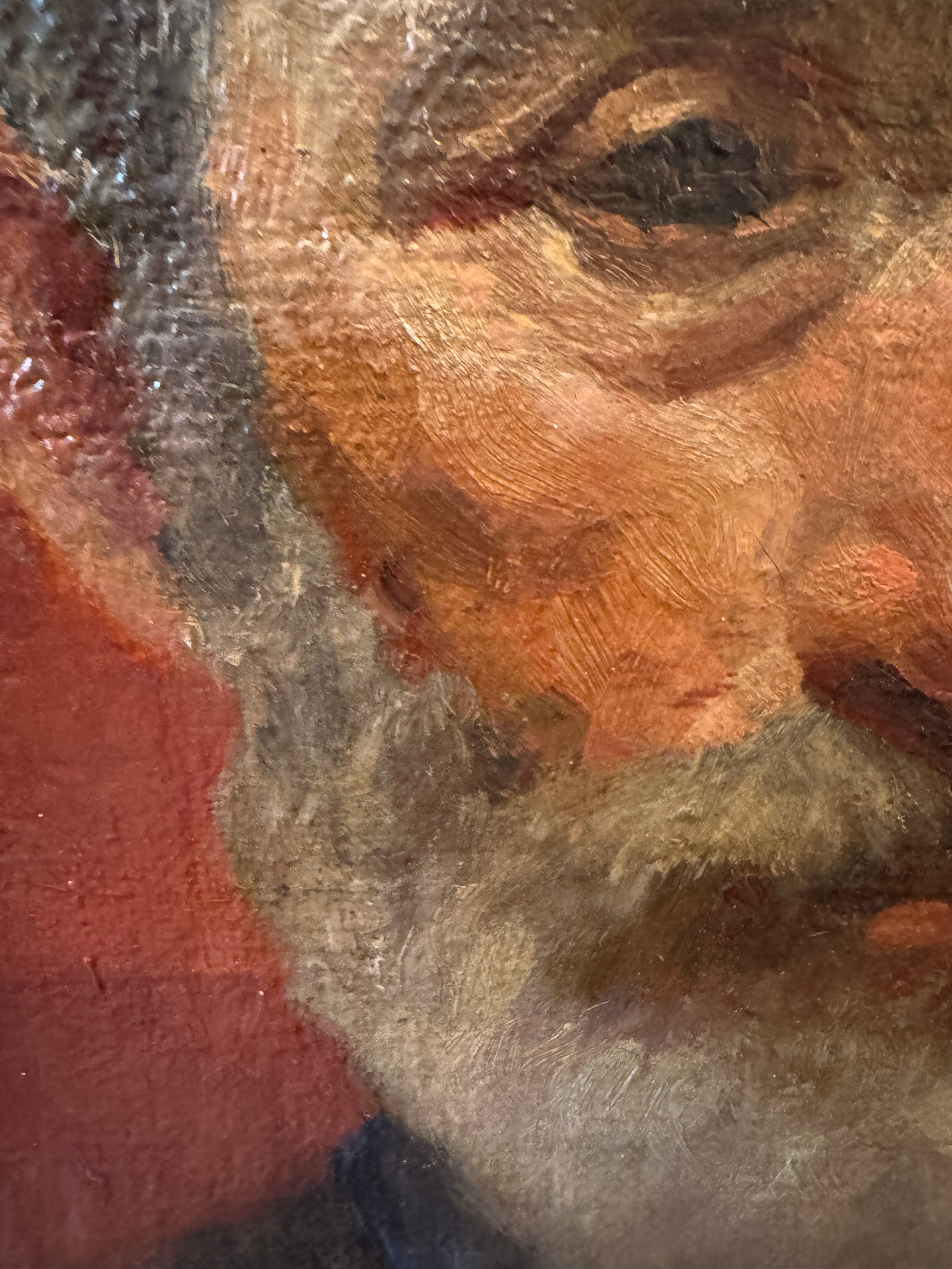 AW610: : James Ormsbee Chapin C 1912 Portrait of a Man Antwerp Royal Academy Oil on Canvas