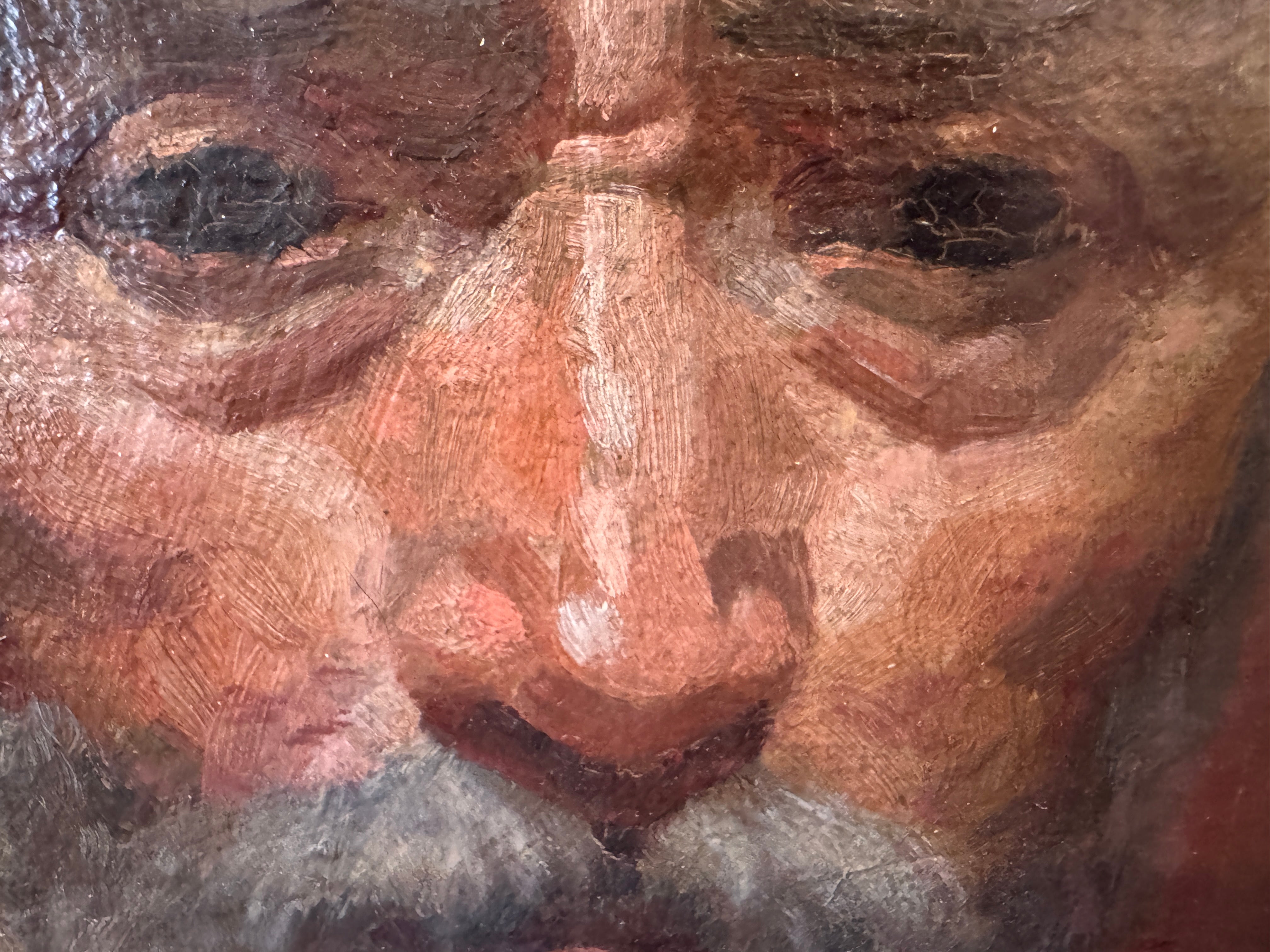 AW610: : James Ormsbee Chapin C 1912 Portrait of a Man Antwerp Royal Academy Oil on Canvas