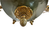 Antique Mid 19th Century French Empire Gilt & Patinated Brass Six Light Chandelier | Work of Man