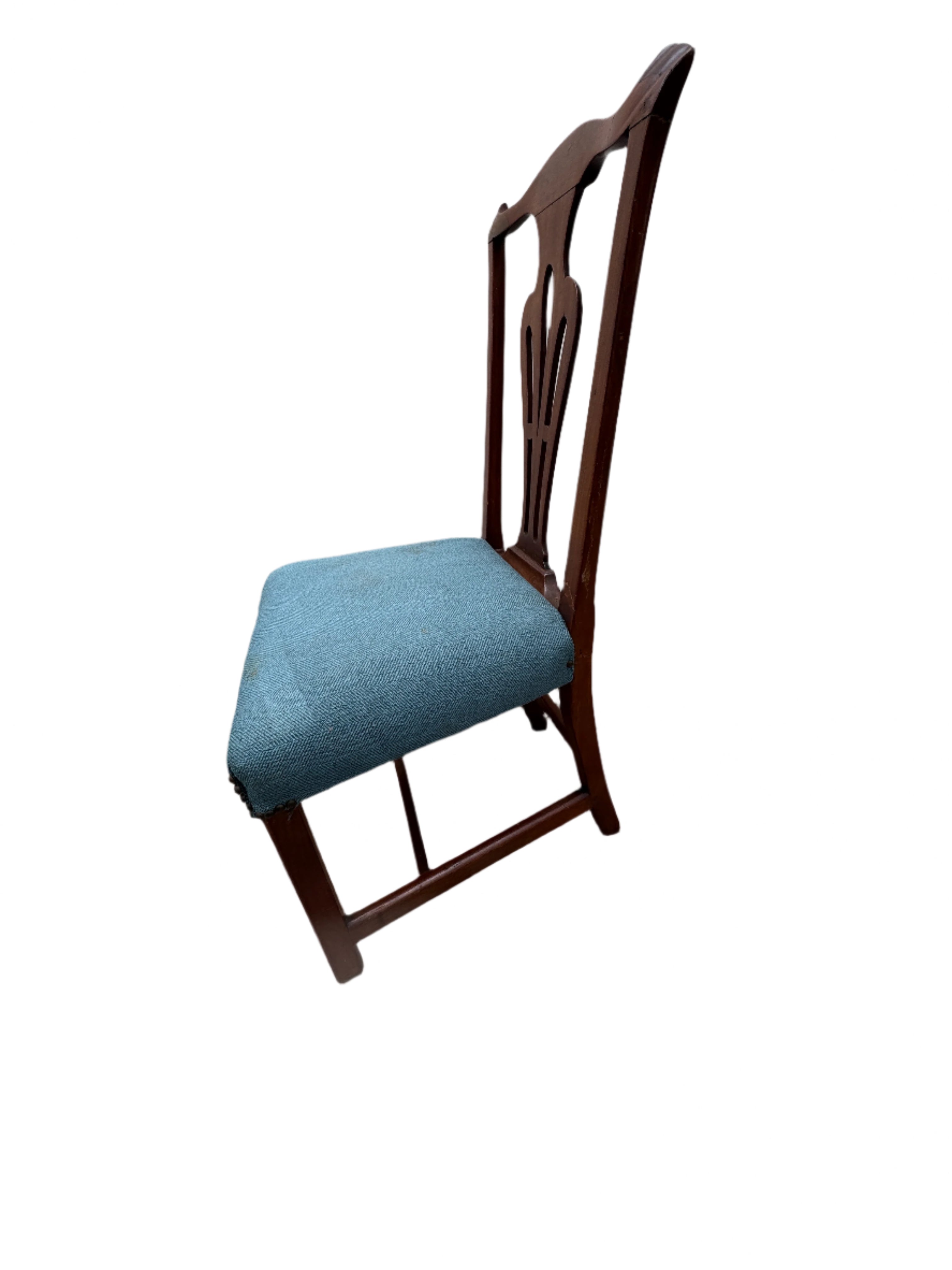 Antique American Chippendale Mahogany Side Chair Circa 1800 | Work of Man