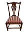 Antique American Chippendale Mahogany Side Chair Circa 1800 | Work of Man