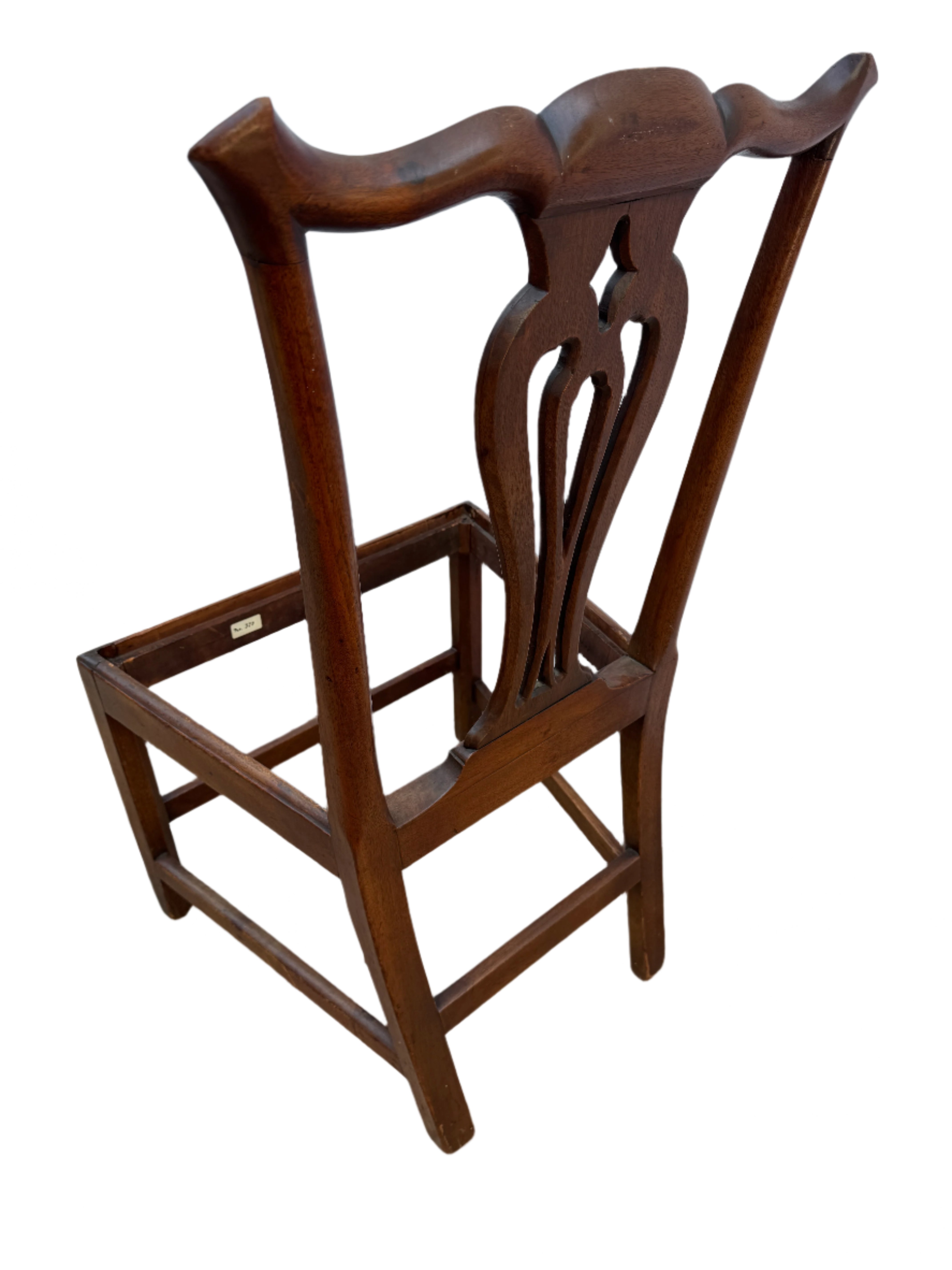 Antique American Chippendale Mahogany Side Chair Circa 1800 | Work of Man