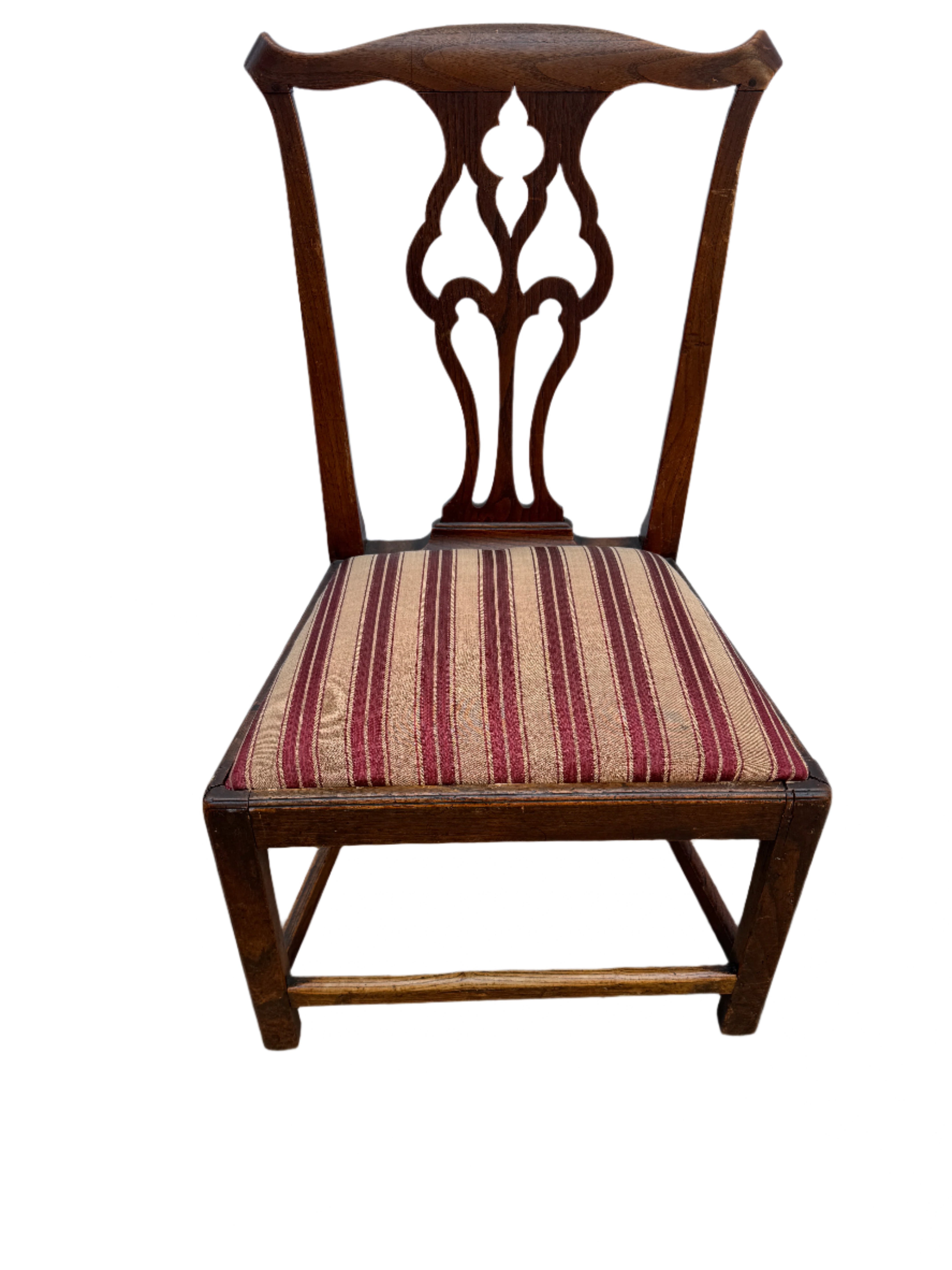 Antique American Chippendale Mahogany Side Chair Circa 1800 | Work of Man