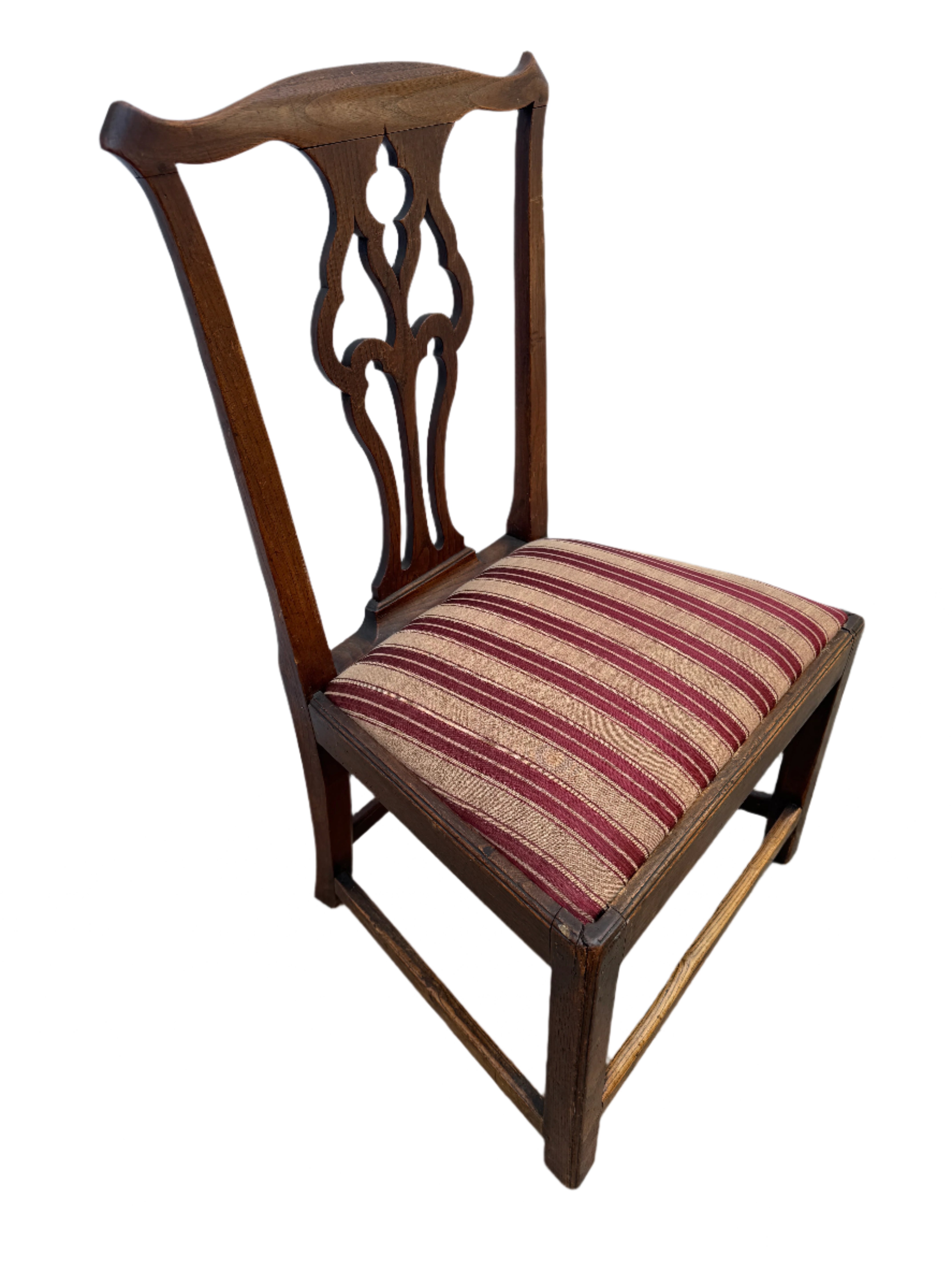 Antique American Chippendale Mahogany Side Chair Circa 1800 | Work of Man