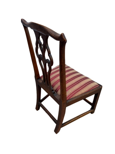 Antique American Chippendale Mahogany Side Chair Circa 1800 | Work of Man