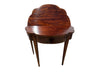 Antique Pair Federal IMahogany Demilune Game Tables | Work of Man