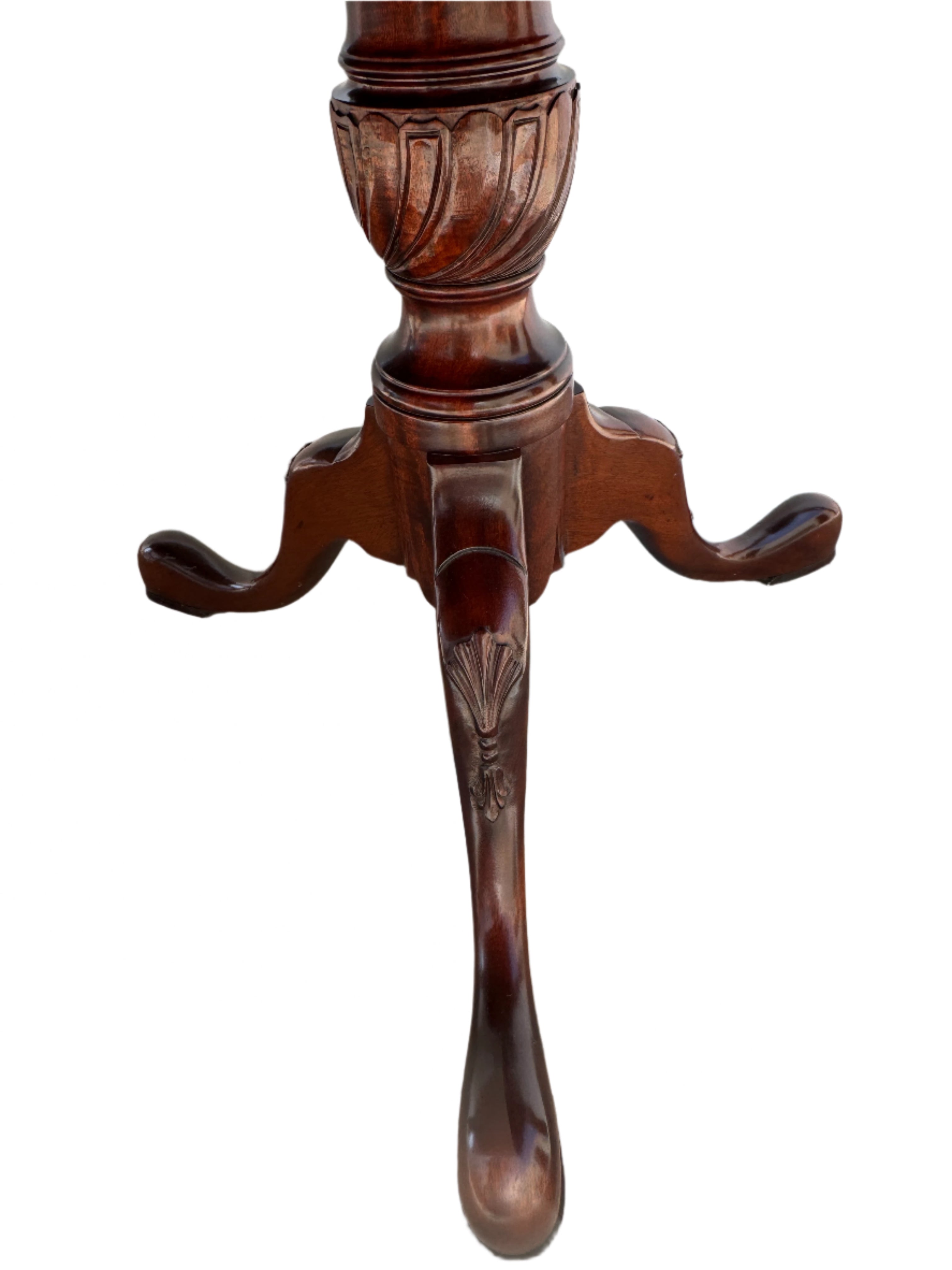 Restored Mahogany Georgian Double Pedestal Dining Table With Three Leaves | Work of Man