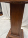 Antique Arts & Crafts Walnut Pedestal Early 20th Century | Work of Man
