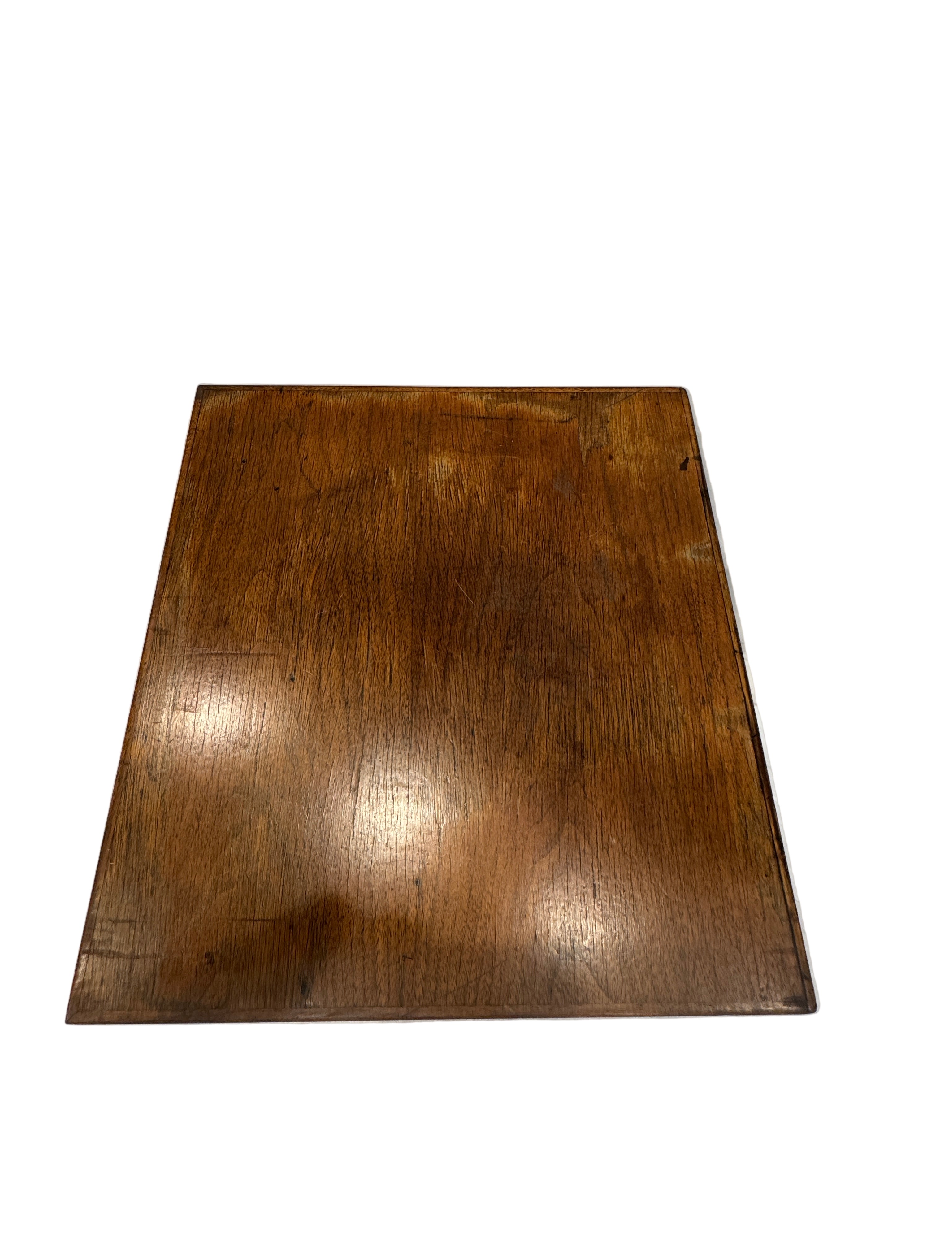 Antique Arts & Crafts Walnut Pedestal Early 20th Century | Work of Man