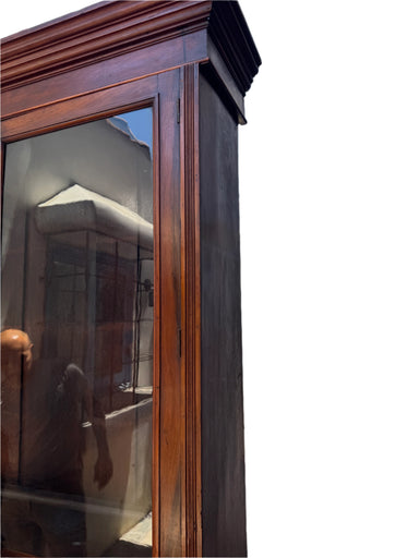 Antique English Victorian Mahogany Bookcase Circa 1860 | Work of Man