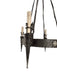 Spanish Colonial Revival Iron and Brass Four Light Chandelier By 20th Century Lighting | Work of Man