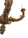Antique Neoclassical Gilt Carved Wood Louis XVI Style Six Light Chandelier Early 20th Century | Work of Man