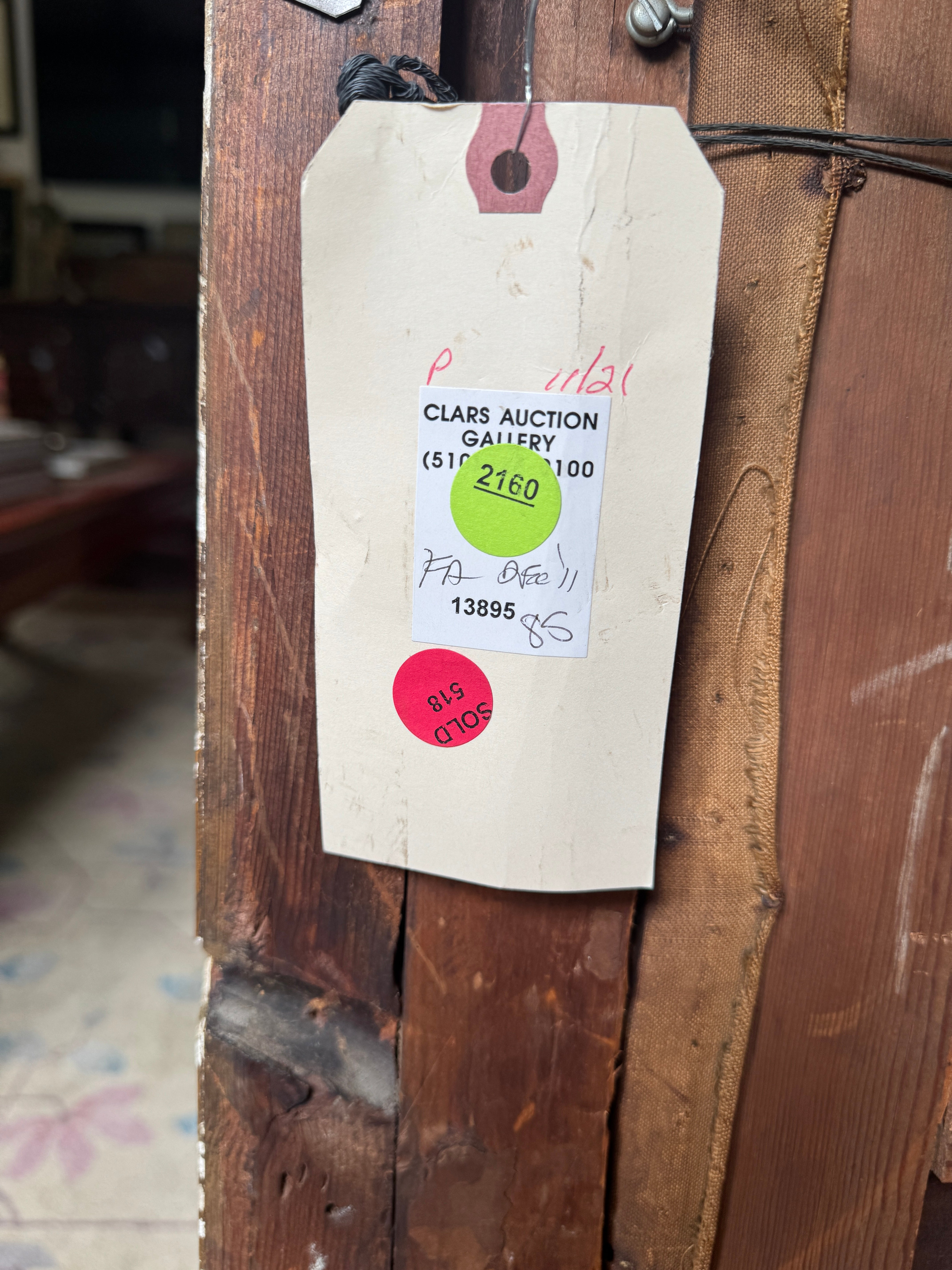 AW990: Antique 18th Century French Oil Portrait Painting of Catherine the Great