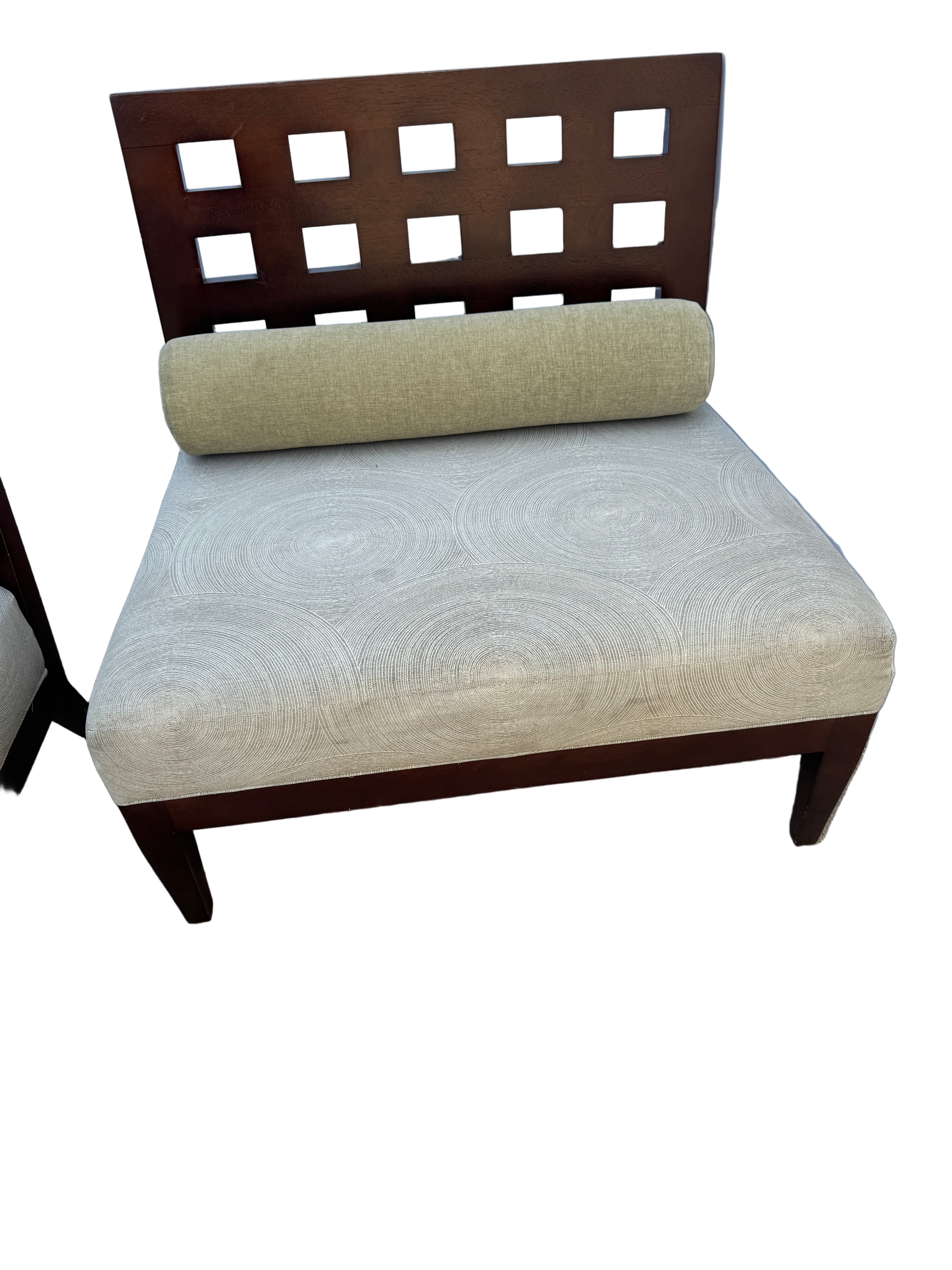 Vintage Custom Pair of Lounge Chairs by Royal Custom Designs Late 20th Century | Work of Man