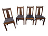 Antique Mission Arts & Crafts Oak Dining Chairs | Work of Man