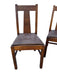 Antique Mission Arts & Crafts Oak Dining Chairs | Work of Man