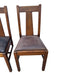 Antique Mission Arts & Crafts Oak Dining Chairs | Work of Man