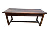 Antique French Provincial Fruitwood Farm Table Circa 1840 | Work of Man