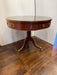 Antique Early 19th Century English Regency Mahogany Drum Rent Table | Work of Man