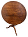 Antique George III Quarter Sawn Oak Tripod Table With Birdcage Late 18th Century | Work of Man
