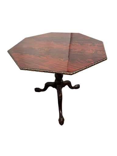 Antique George III Mahogany Tripod Table Late 18th Century | Work of Man