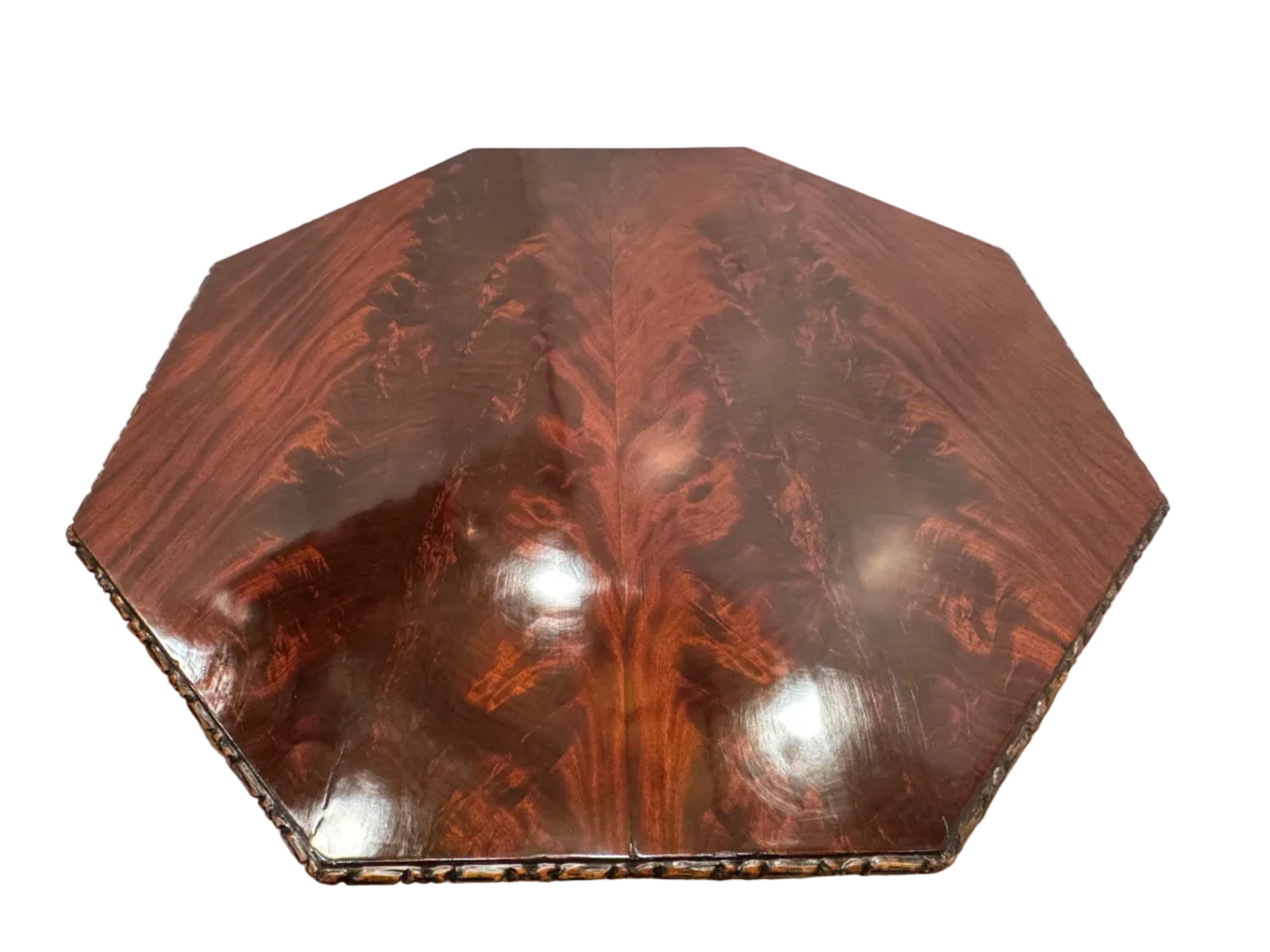 AF1-438: Antique George III Mahogany Tripod Table Late 18th Century