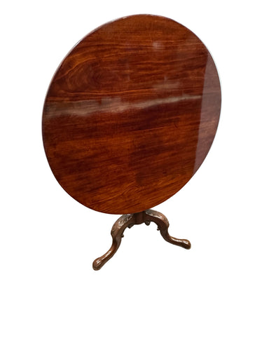 Antique George III Mahogany Tilt Top Tripod Table Early 19th Century | Work of Man