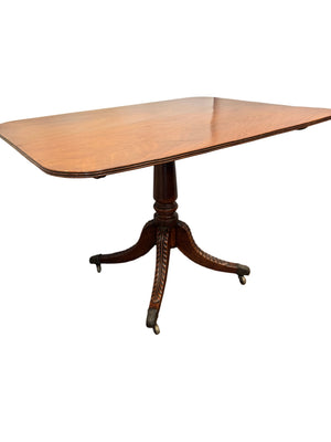 AF1-165:  Antique English Regency Mahogany Tilt-Top Breakfast Table Early 19th Century