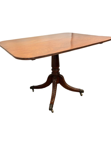 Antique English Regency Mahogany Tilt-Top Breakfast Table Early 19th Century | Work of Man