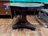 Antique American Classical Walnut Center Table With Stags Leap Inlay Early 19th Century | Work of Man