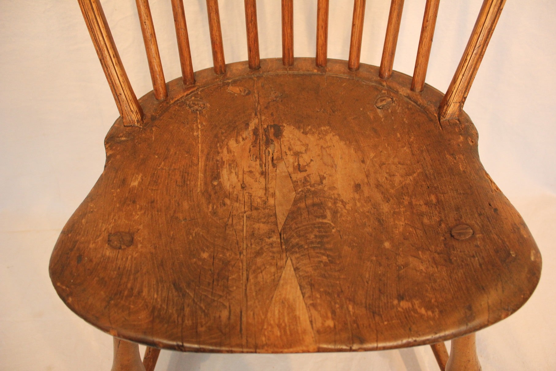 AF2-259: Antique Late 18th Century American Bow Back Windsor Side Chair