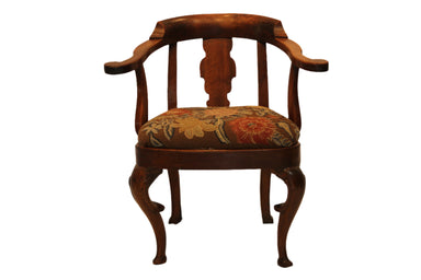 Antique Georgian Mahogany Arm Chair