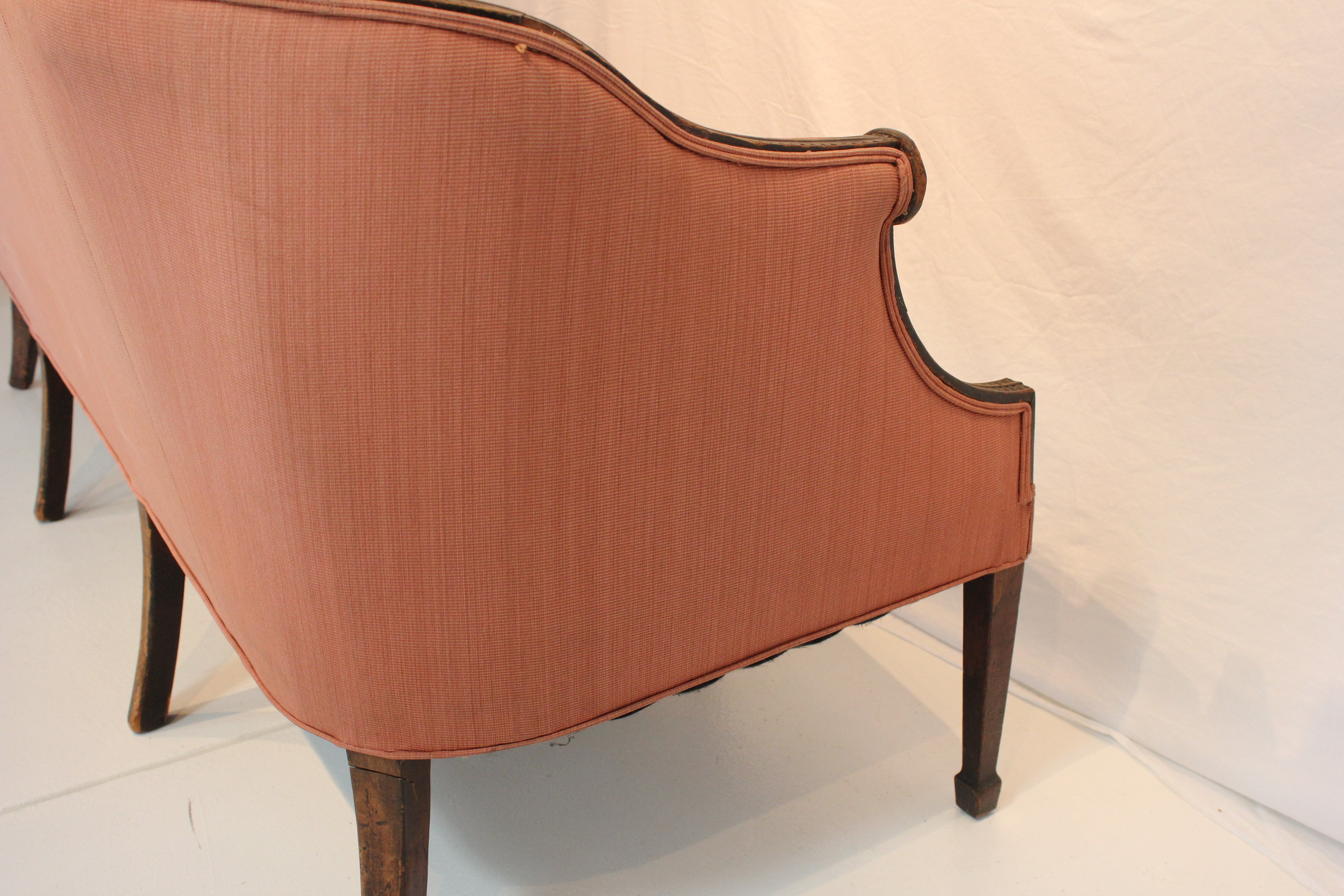 AF2-122 - Antique Late 18th Century Mahogany Hepplewhite Sofa