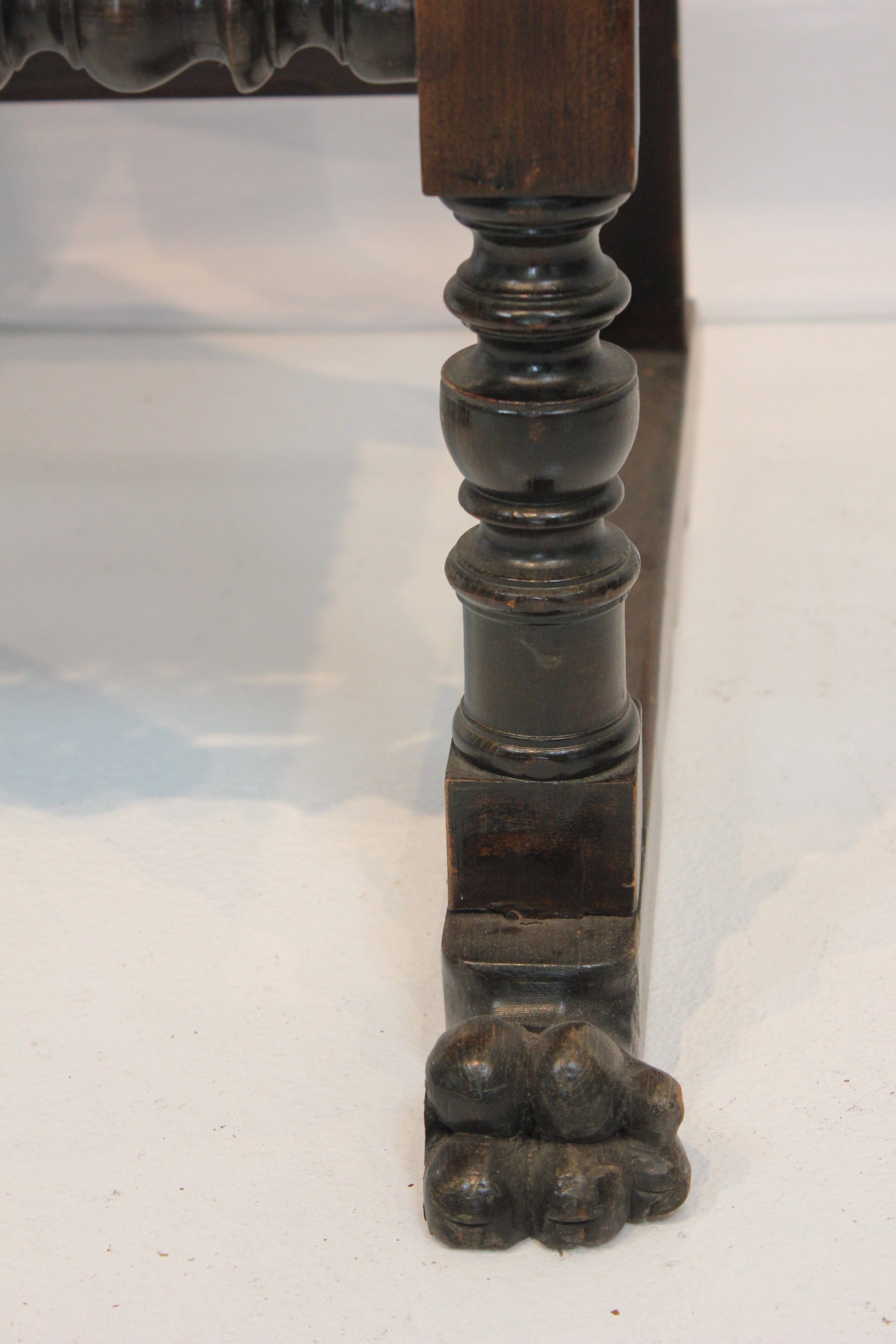 AF2-337: Antique Late 19th Century Henry II Style Walnut Arm Chair with Red Velvet Upholstery