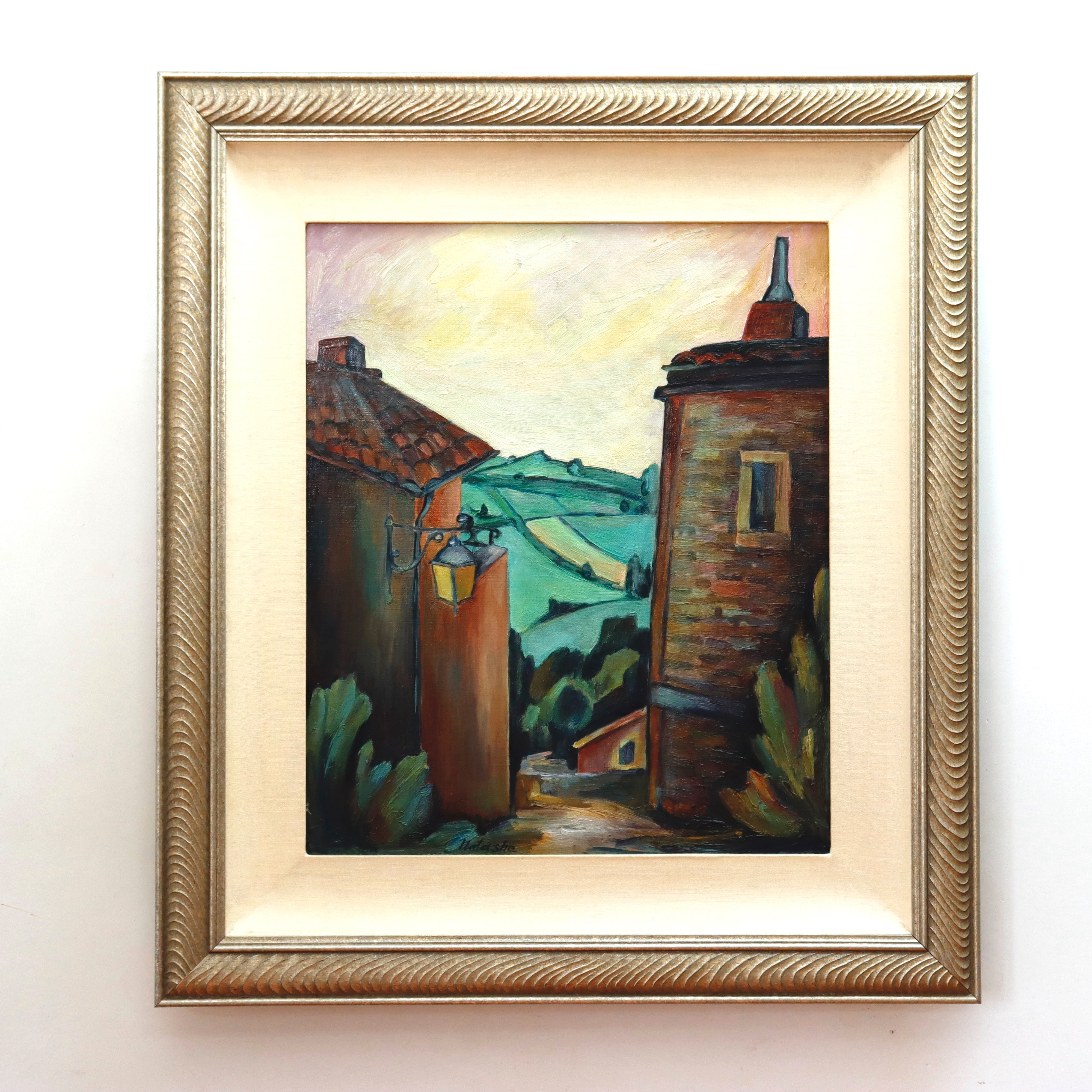 Natasha Fauvist Landscape Oil onBoard | Work of Man