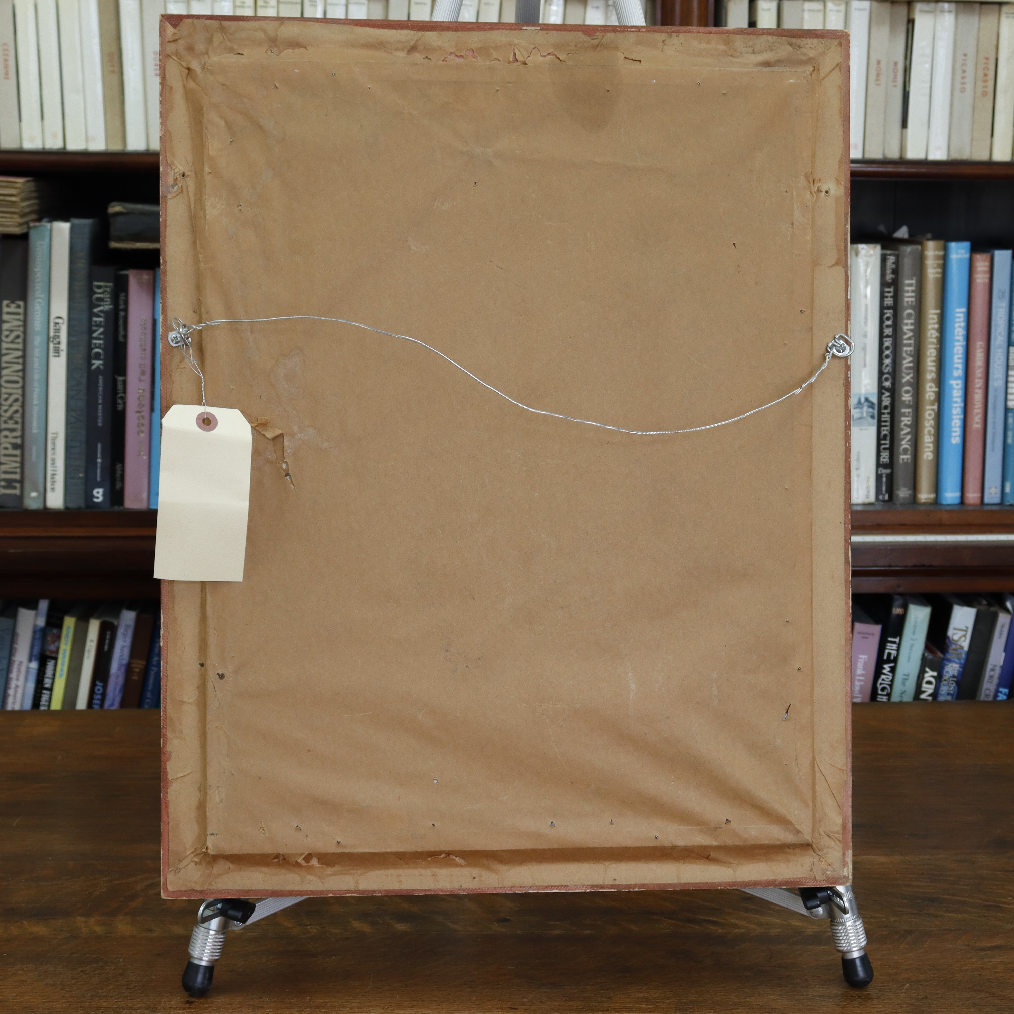 AW919: John Anthony Conner WPA Portrait Oil on Board Painting