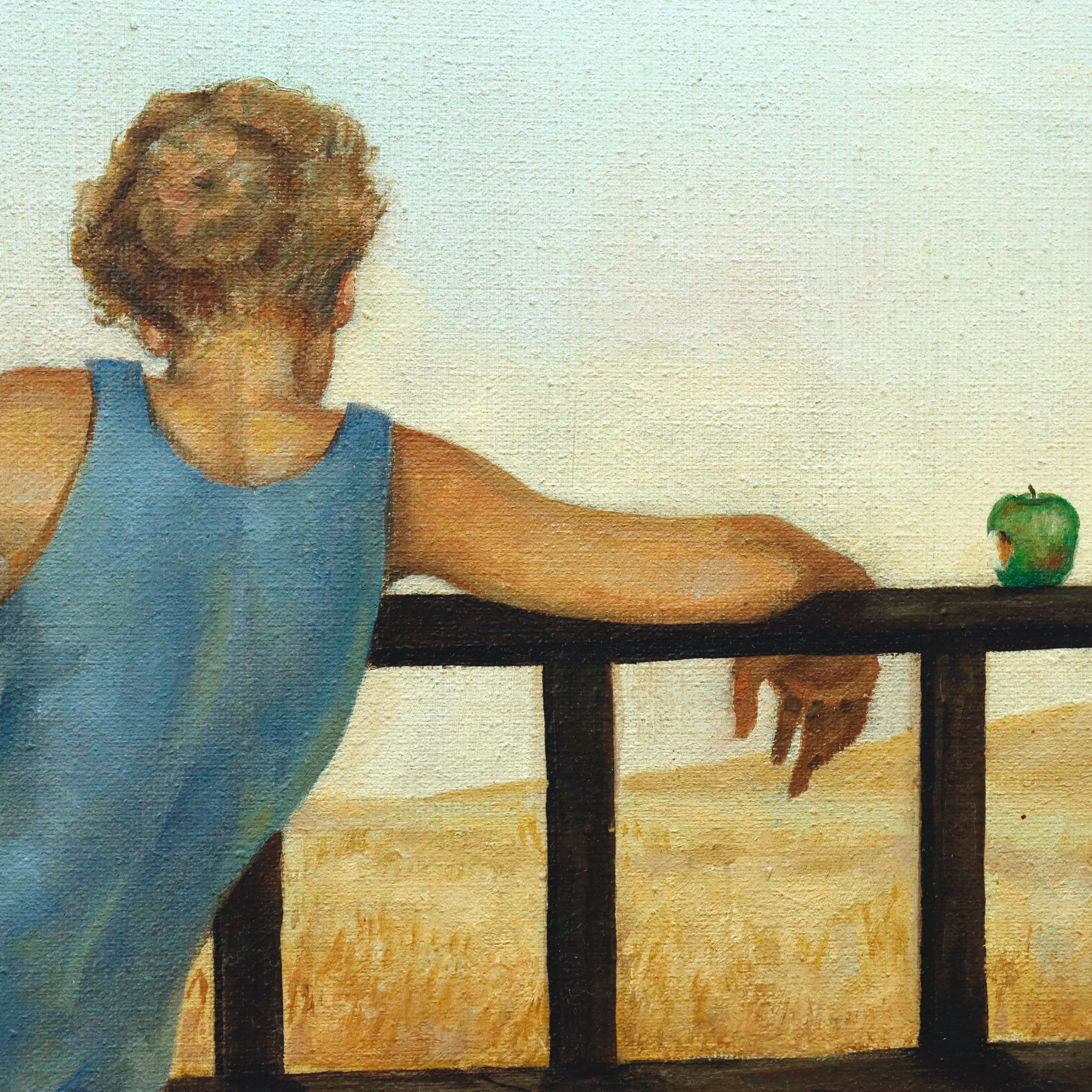 AW320: Ralph Anderson Lazy Summer Afternoon Oil on Canvas Painting 1962