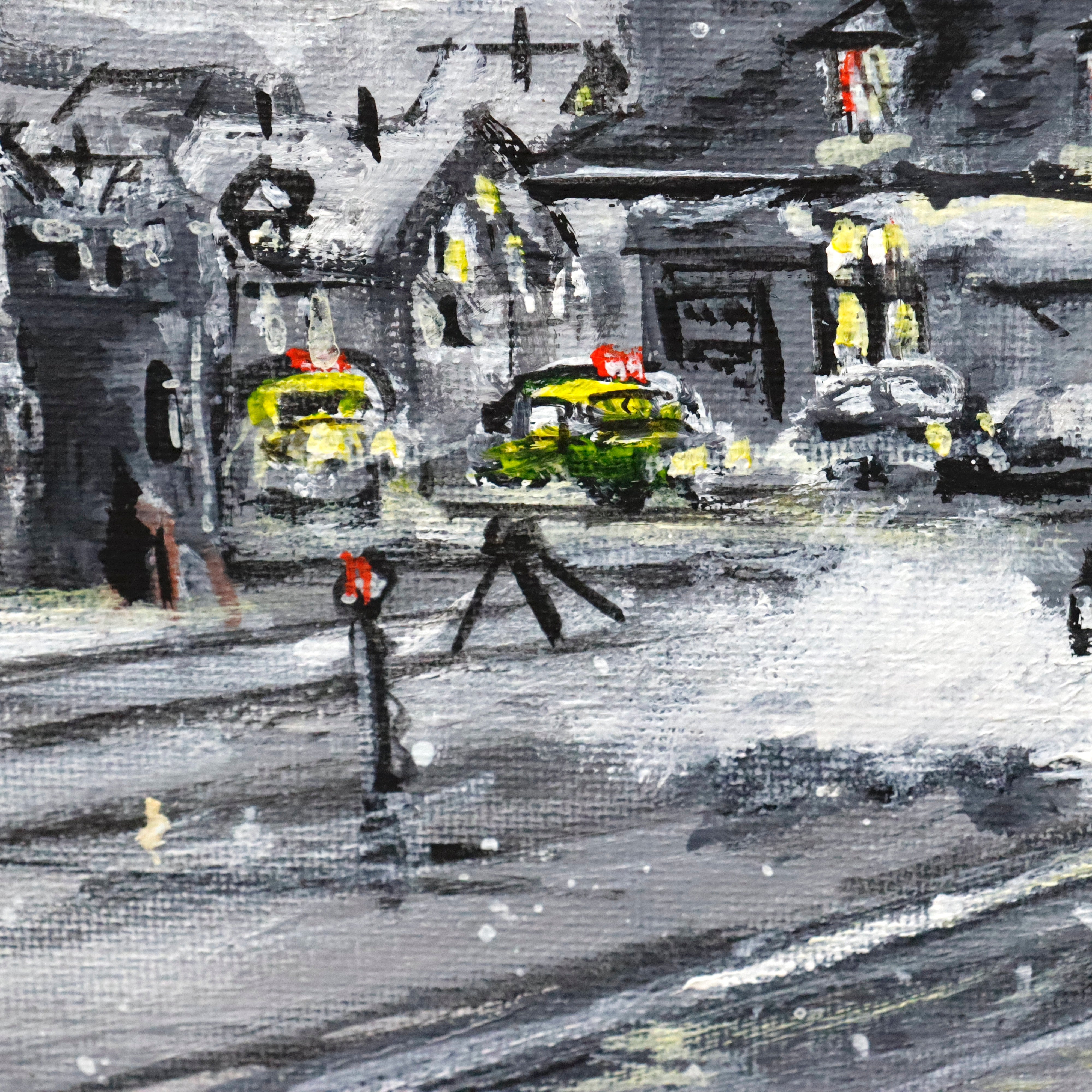 AW092: Bill Paxton - Union Station in Portland Maine - Circa 1945 Mid Century Oil on Board