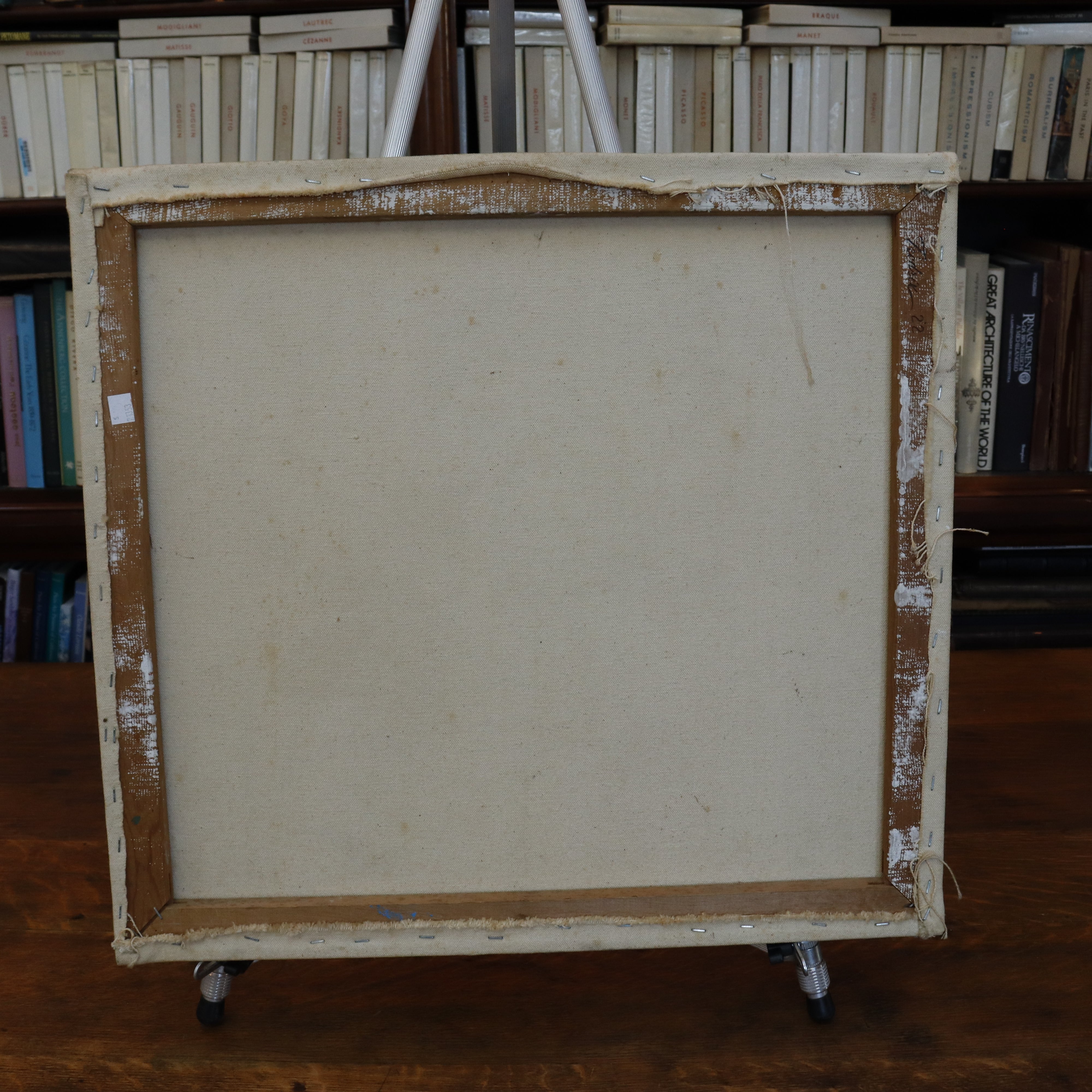 AW547: Style of Gauguin Modern South Pacific Islanders Oil on Canvas