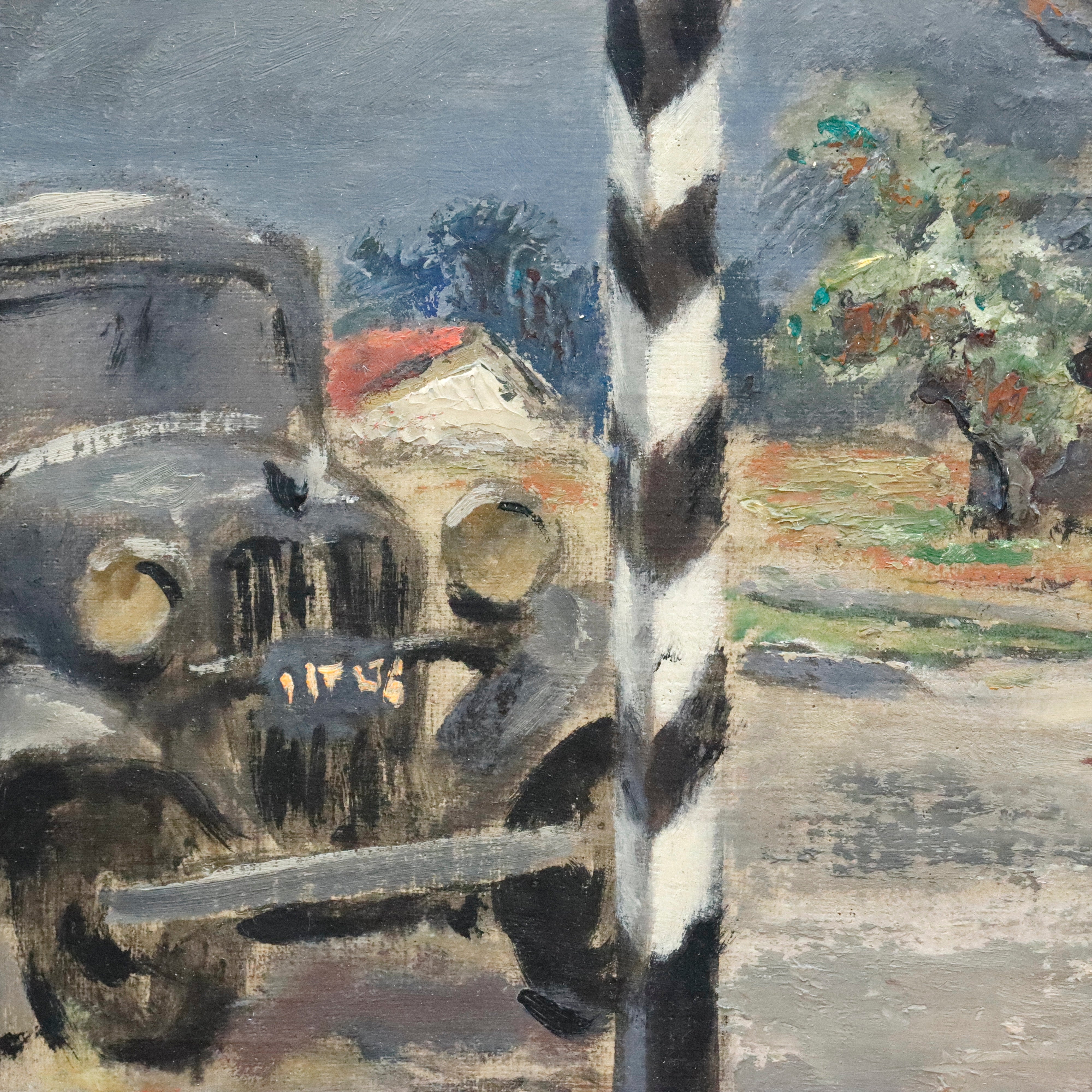 AW542: Early 20th Century American Southwest Regionalist Impressionist -  WPA Era - Oil on Board