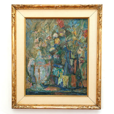 Jezioranska Dubwsa Fauvist Still Life Oil on Canvas Painting | Work of Man
