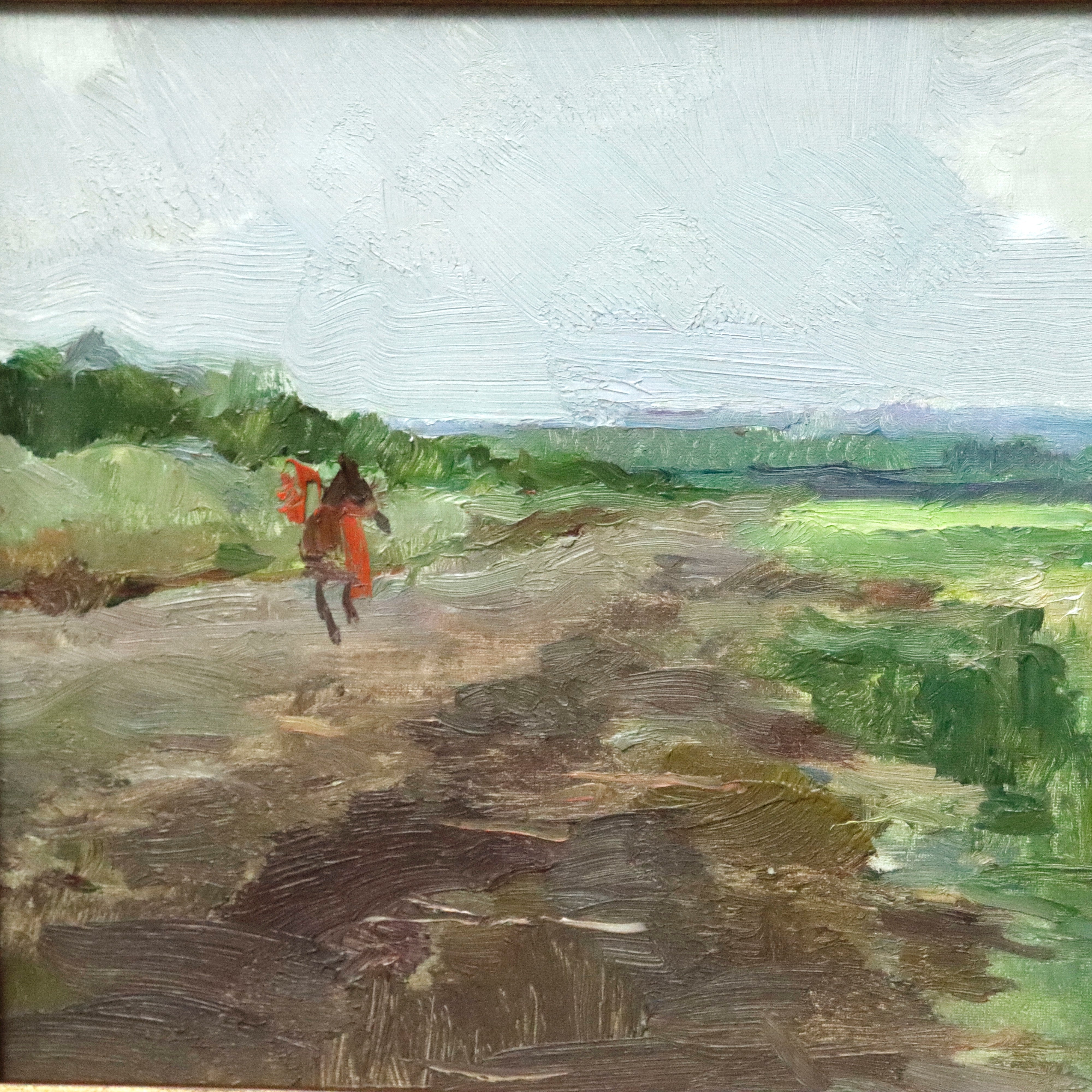 AW009: Bondarenko Peter Kuzmich Motherland Ukranian Landscape Oil on Board