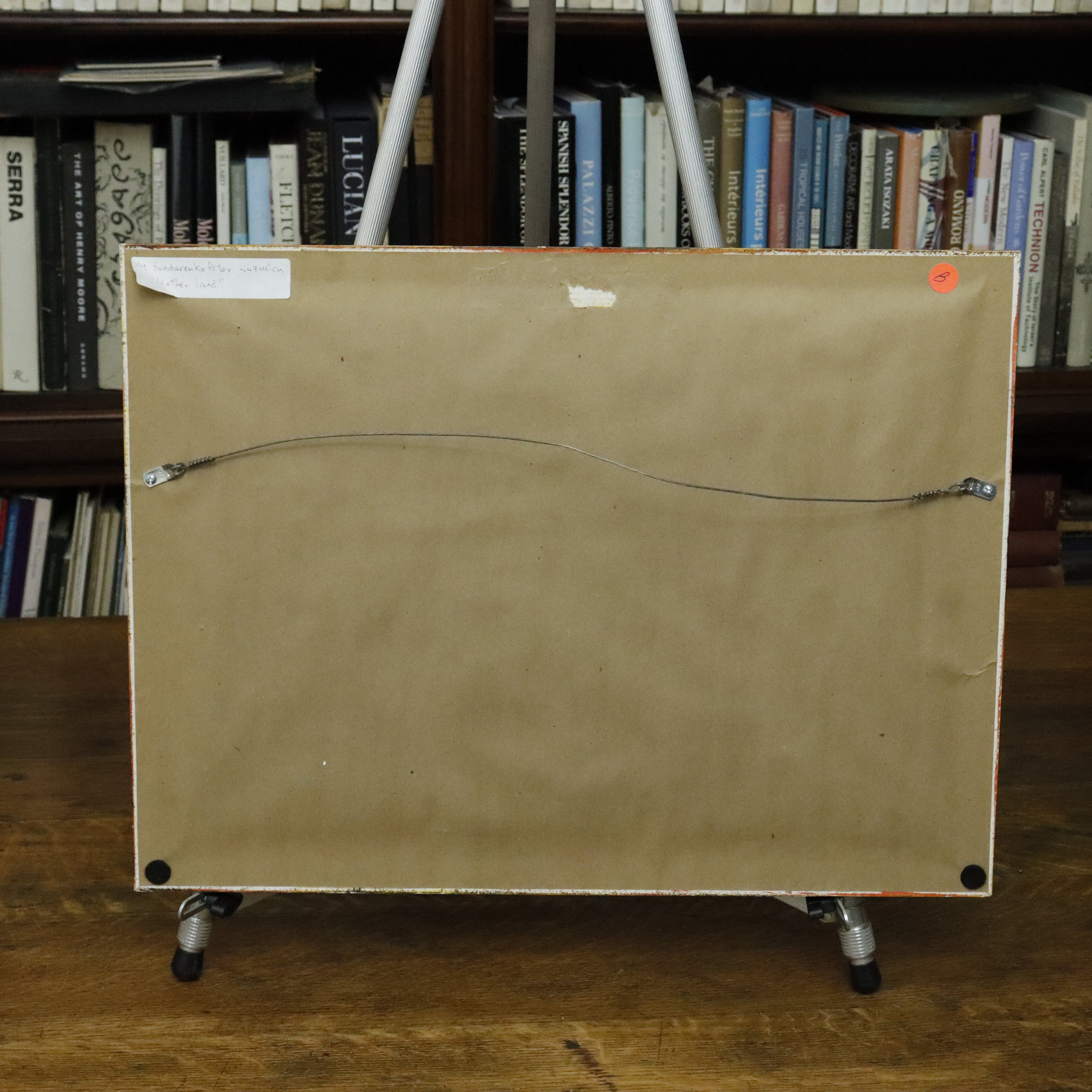 AW009: Bondarenko Peter Kuzmich Motherland Ukranian Landscape Oil on Board